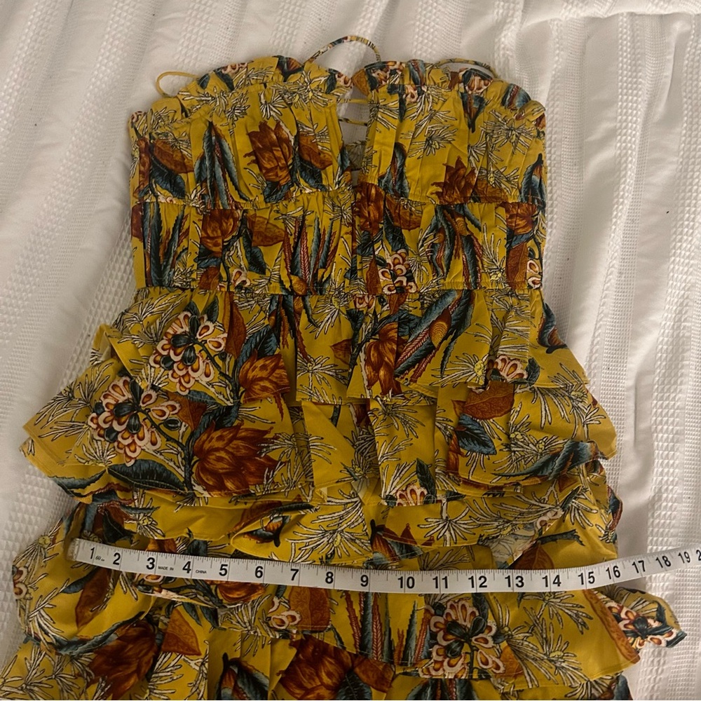 Ulla Johnson Josefine Yellow Floral Maxi Dress - Picture 13 of 15